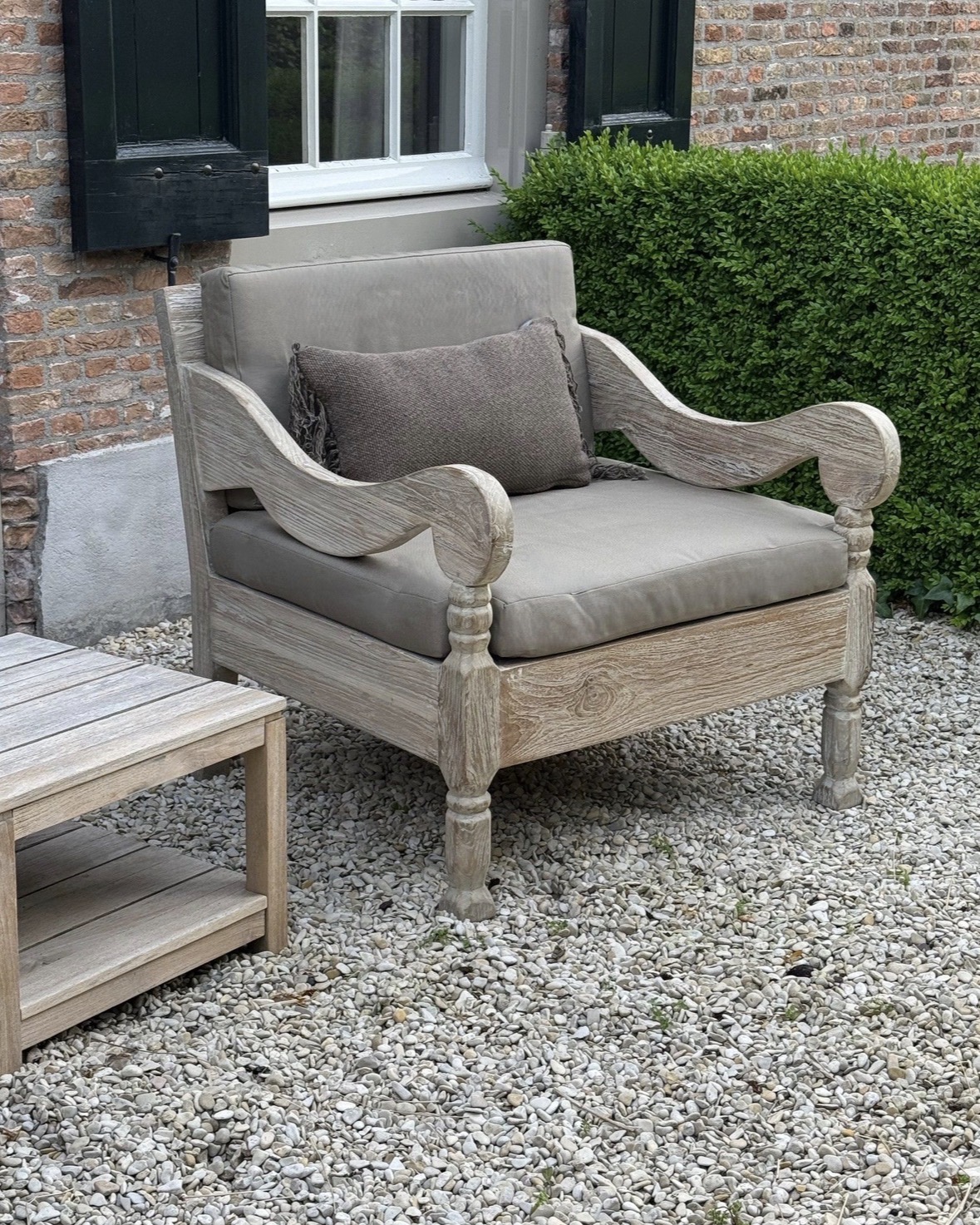Outdoor fauteuil van Aura Peeperkorn (ronde armleuning) - Afbeelding 2