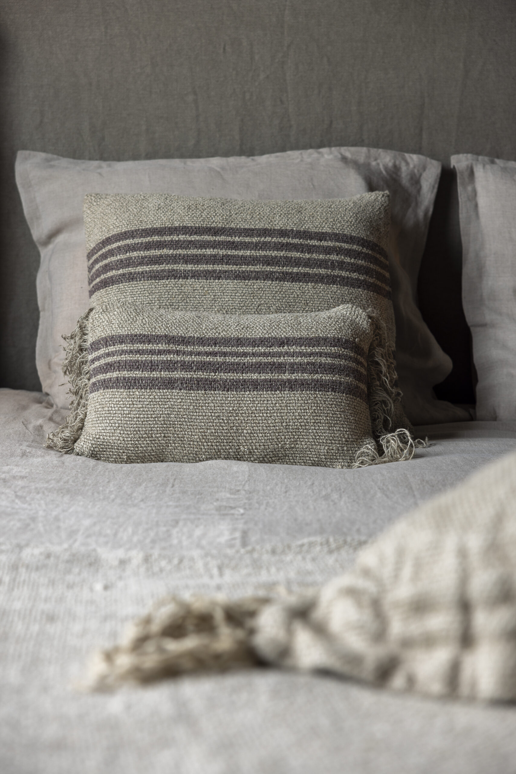 Dekbedovertrek 140 x 220 cm beige - Afbeelding 2